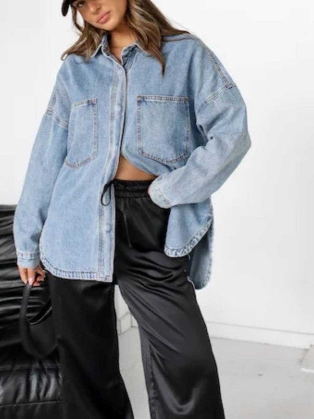 Jane & Willow Denim Shirt Jacket